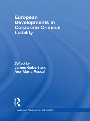 cover image of European Developments in Corporate Criminal Liability